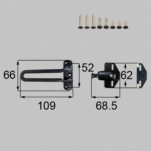 LIXIL・トステム ドアガードセット（親子用） 玄関ドア部品 [DCFZ723