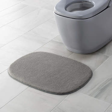 素足でくつろげる しっかりとした踏み心地のトイレマット